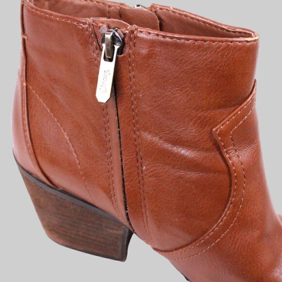 SAM EDELMAN Whistler Ankle Boot in Brown Size 8.5 - Picture 7 of 16
